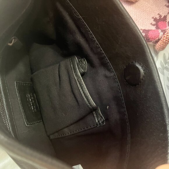 Latico Vintage Navy Blue Leather Braided Detail Crossbody Purse - Picture 9 of 11